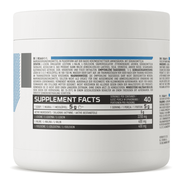 OstroVit BCAA 8-1-1 200 g cytrynowy
