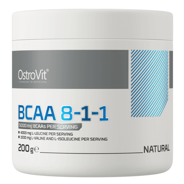 OstroVit BCAA 8-1-1 200 g naturalny