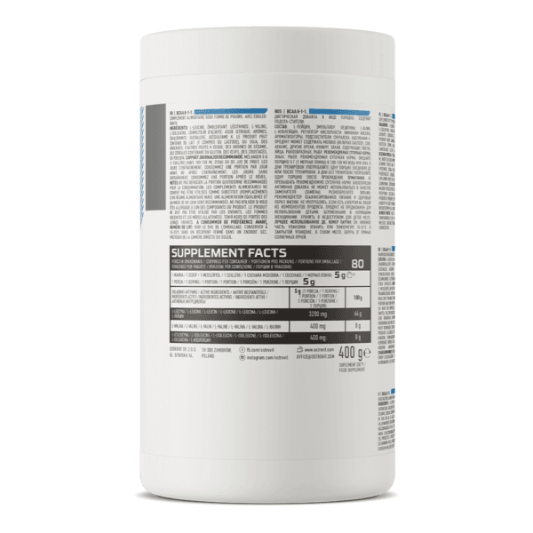 OstroVit BCAA 8-1-1 400 g cytrynowy