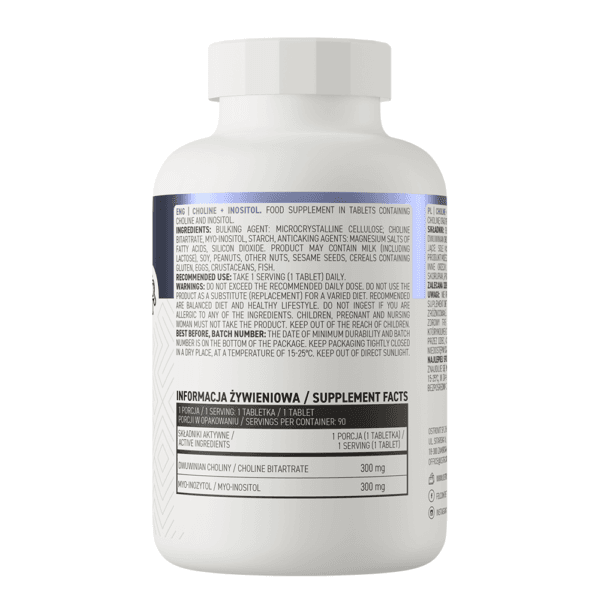 OstroVit Cholina + Inozytol 90 tabletek