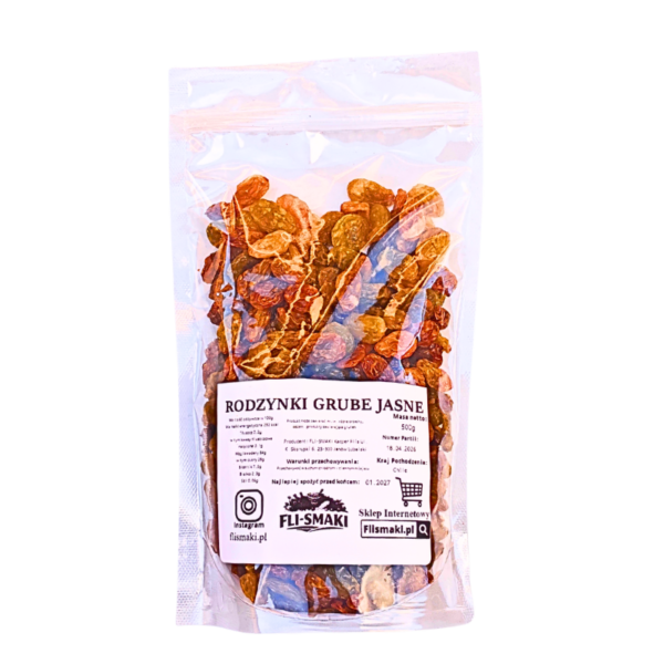 Rodzynki grube jasne 200g (Golden Jumbo)