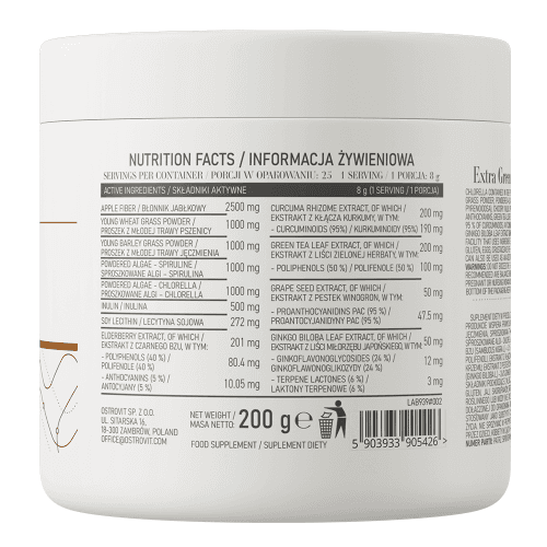 OstroVit Extra Green Detox 200 g