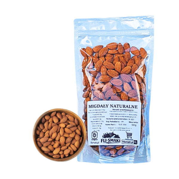 Migdały naturalne 1kg