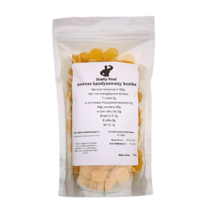 Ananas kandyzowany kostka 500g