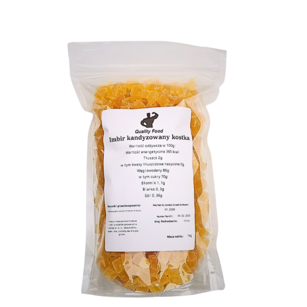 Imbir kandyzowany kostka Imbir kandyzowany kostka 1kg