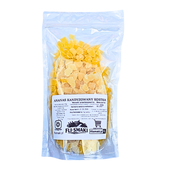 Ananas kandyzowany kostka 500g