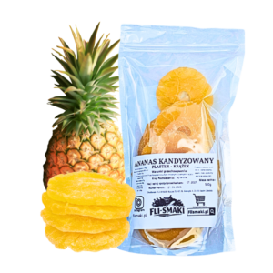Ananas kandyzowany plaster - krążek 250g