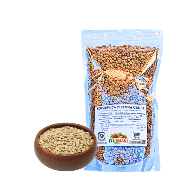 soczewica zielona Soczewica zielona gruba 500g