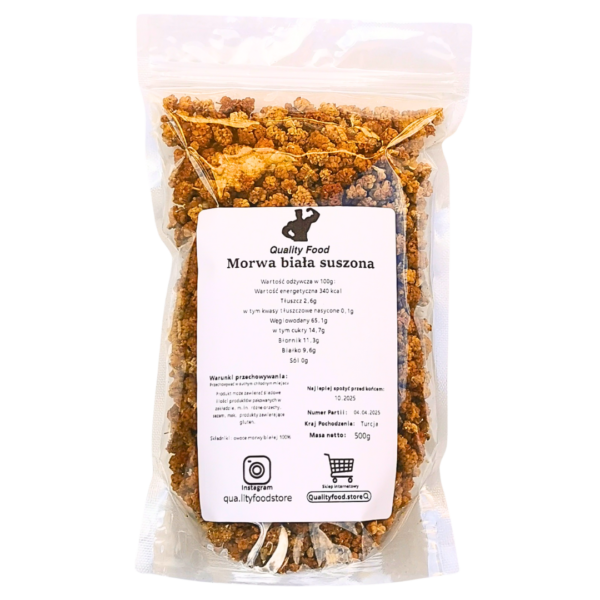 Morwa biała Morwa biała suszona 200g