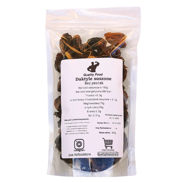 Daktyle bez pestek 500g