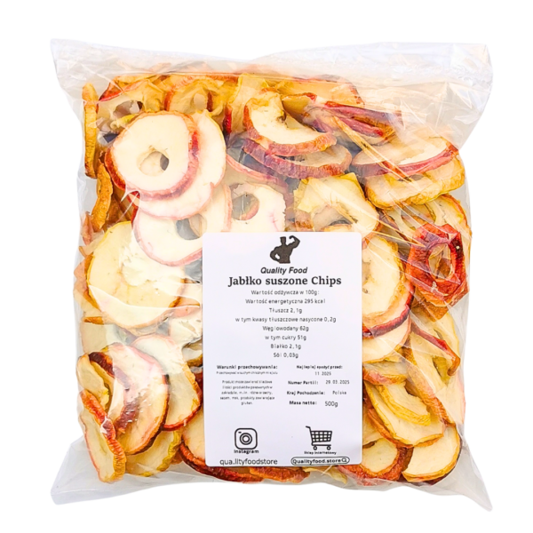 jabłko suszone chips Jabłko suszone chips 500g