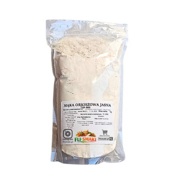 Mąka orkiszowa jasna 1kg