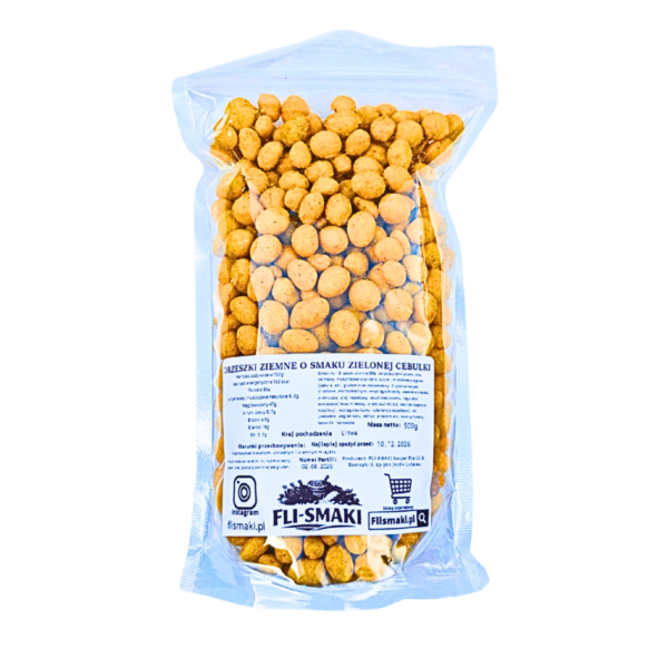 zielona cebulka Orzechy ziemne w panierce zielona cebulka 500g