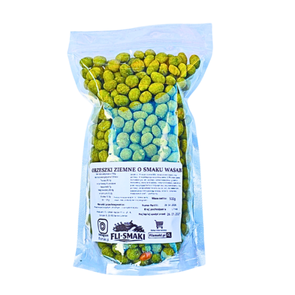 Orzechy ziemne w panierce wasabi 500g